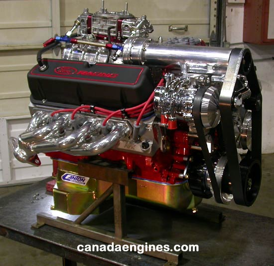 363 cubic inch Ford high performance engine installed in a 1967 Ford Mustang