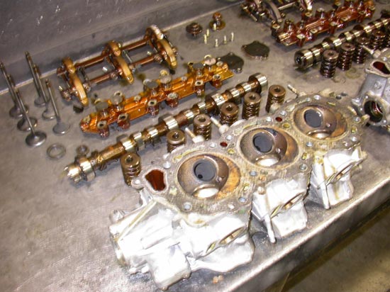 159_high_performance_V6_overhead_cam_cylinder_head_worn_out_parts