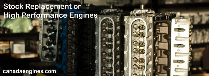 We Install Stock Replacement 
		and High Performance Engines