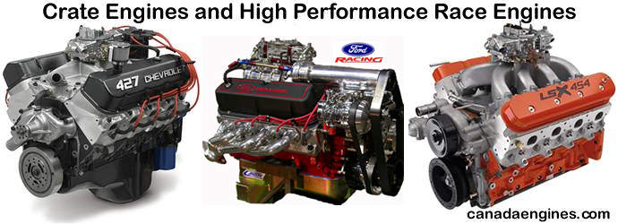Crate Engines and High Performance 
		Custom Built Street or Strip Engines.